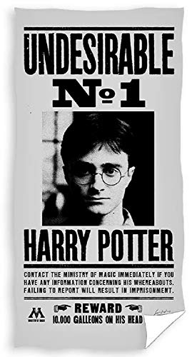 Jerry Fabrics Harry Potter - Badetuch Strandtuch - Harry Potter - Have You seen This Wizard - Undiserable No. 1-140 x 70 cm von Jerry Fabrics