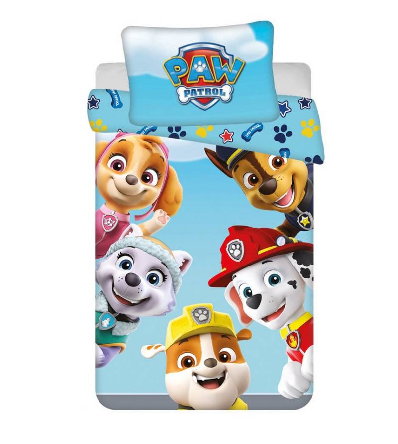 Jerry Fabrics Kinderbettwäsche Paw Patrol Set für Kinderbett 100x135 cm + 40x60 cm aus 100% Baumwolle, Baumwolle Jerry Fabrics Kinderbettwäsche Paw Patrol Set für Kinderbett 100x135 cm + 40x60 cm aus 100% Baumwolle, Baumwolle von Jerry Fabrics