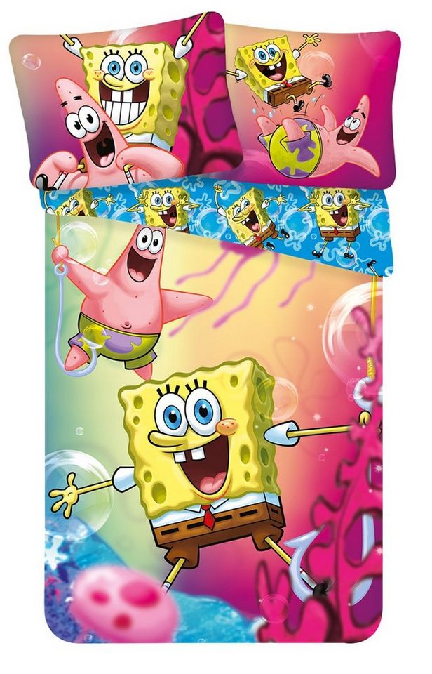 Jerry Fabrics Kinderbettwäsche Spongebob, Renforcé, 2 teilig Jerry Fabrics Kinderbettwäsche Spongebob, Renforcé, 2 teilig von Jerry Fabrics