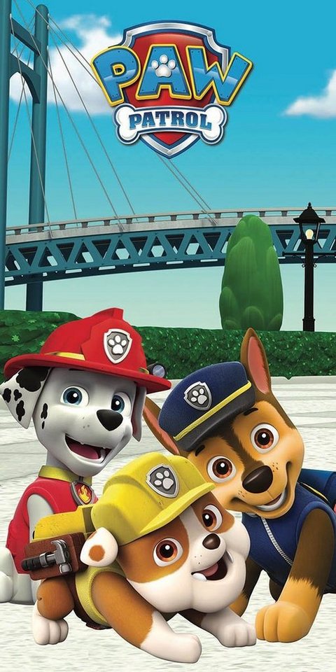 Jerry Fabrics Strandtücher Paw Patrol, Frottee (1-St) von Jerry Fabrics