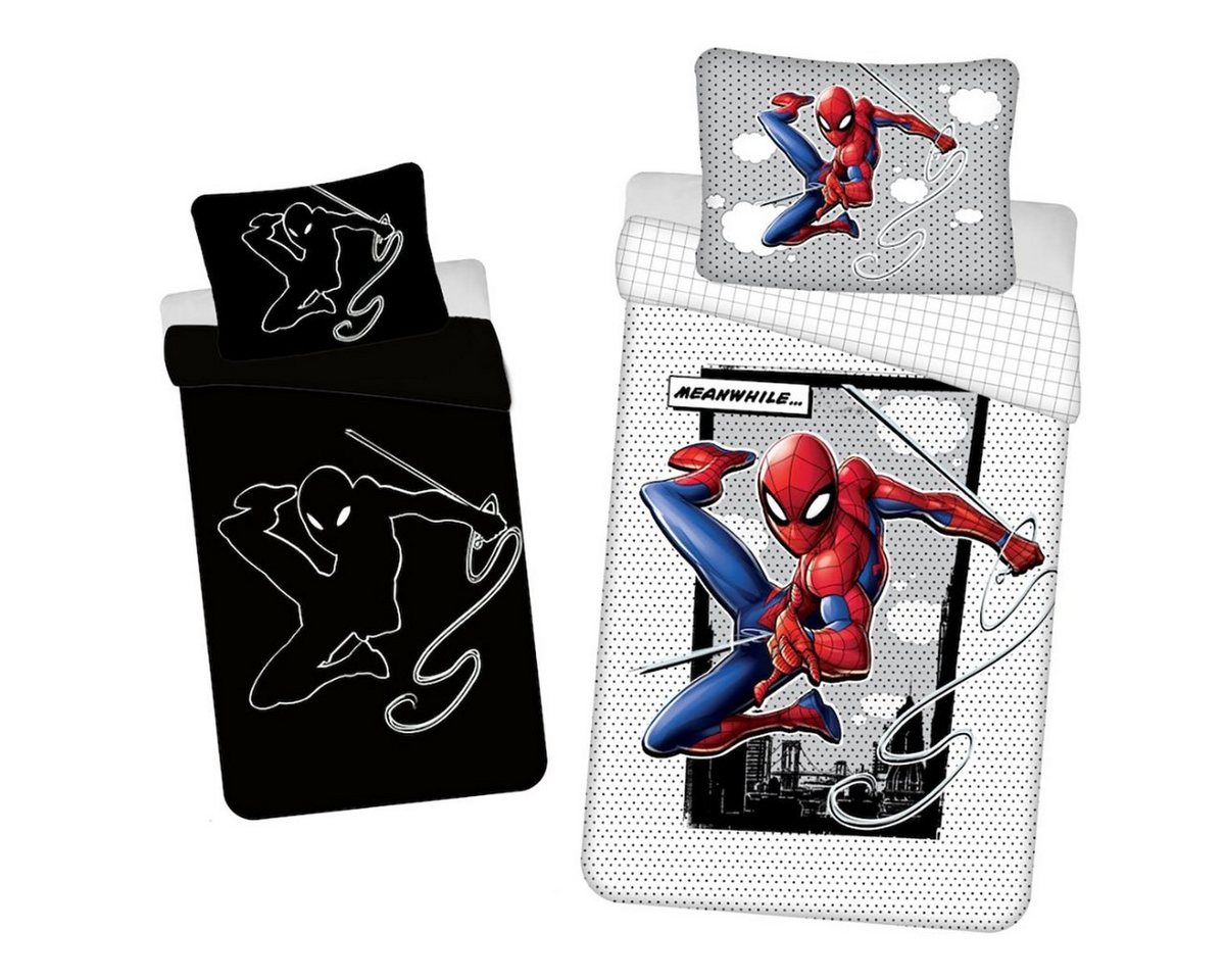 Kinderbettwäsche Spider Man, Jerry Fabrics, Renforcé, 2 teilig von Jerry Fabrics