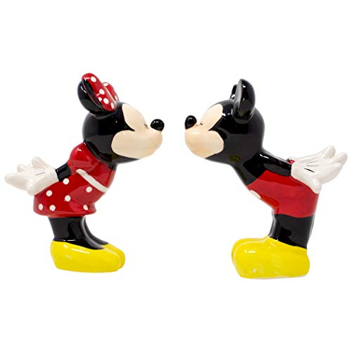 Disney Mickey und Minnie Salz- und Pfefferstreuer küssend von Jerry Leigh