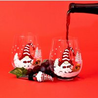 Bemalte Weinglas Weihnachten Wichtel Weingläser Gnom Geschenke Für Sie Weihnachtswichtel Weihnachtsgeschenke Weingeschenk Bemalte Weinglas Weihnachten Wichtel Weingläser Gnom Geschenke Für Sie Weihnachtswichtel Weihnachtsgeschenke Weingeschenk von JerseyArtGlass