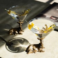 Gold Hirsch Vintage Martini-Gläser Für Sie Martini-Geschenk Stemless Einzigartige Cocktailgläser Papa Gold Hirsch Vintage Martini-Gläser Für Sie Martini-Geschenk Stemless Einzigartige Cocktailgläser Papa von JerseyArtGlass