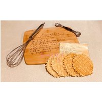 Handgeschriebenes Rezept Bambus Schneidebrett Erbstück Geschenk Mama Laser Küche Hochzeit Jahrestag Geburtstag Oma Andenken von JerseyGirlGraphicsCo