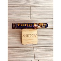 Holz Personalisierte Zigarrenhalter Rest Geschenk Vatertag Papa Bräutigam Trauzeugen Hochzeit Raucher Stogie Tippen Dat Asche Geburtstagsparty Opa von JerseyGirlGraphicsCo