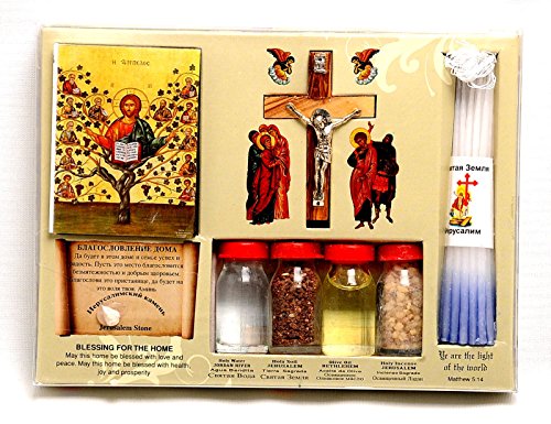 Jerusalem Home Blessing Kit Flaschen, Kreuz und Kerzen aus dem Heiligen Land Jerusalem Home Blessing Kit Flaschen, Kreuz und Kerzen aus dem Heiligen Land von Jerusalem
