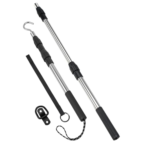 Attic Pull Down Haken Mit Ausziehbarem Design, 1,3 M/4,27 Fuß, Dachboden -Aufbewahrungs -Zugangs -Stange, Leiter Release Pull Stick, Ergonomisches Griff, Für Garage, Markise Oder Vorhänge von Jeruytgh