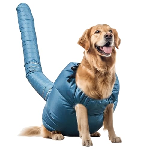 Jeruytgh Haustier-Trockenbeutel, mit verstellbarem Reißverschluss und Riemen, Polyester, Hunde- und Katzenbadetasche, Welpen-Trocknerpack, wasserabweisendes Material, für die Fellpflege zu Hause von Jeruytgh