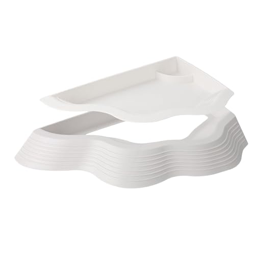 Jeruytgh Schildkrötenpool, Reptilienfreundliche Stabilität, 33 X 22 X 3,5 cm, Reptilienbadetool, Schildkrötenwasserschale, Modulares Split-Design, Für Aquarium Und Terrariumdekoration von Jeruytgh