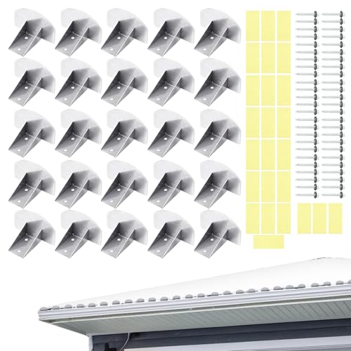 Jeruytgh Schneefanggitter für Metalldächer 25 Stück - Edelstahl Eisbildung Verhinderer | Rutschfeste Schneestopper Für Dachrinne Schindel Haus Gewerbe Außenbereich Jeruytgh Schneefanggitter für Metalldächer 25 Stück - Edelstahl Eisbildung Verhinderer | Rutschfeste Schneestopper Für Dachrinne Schindel Haus Gewerbe Außenbereich von Jeruytgh