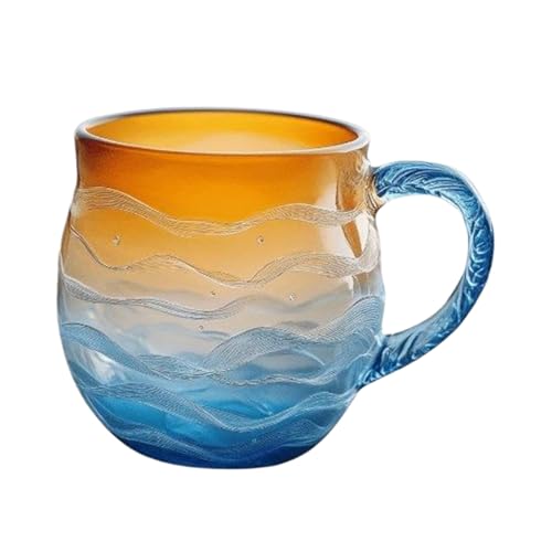 Jeruytgh Tassen Für Kaffee - Sonnenuntergang Und Meer Kunstharz-Design Trinkgefäß - Ästhetischer Kaffee Becher | Für Zuhause Büro Küche Strandhaus Erwachsene Kinder Jeruytgh Tassen Für Kaffee - Sonnenuntergang Und Meer Kunstharz-Design Trinkgefäß - Ästhetischer Kaffee Becher | Für Zuhause Büro Küche Strandhaus Erwachsene Kinder von Jeruytgh