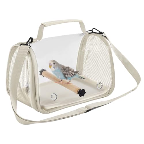 Jeruytgh Transportabler Vogelkäfig | Vogelkäfig Rucksack | Klappbare Rucksack Aufbewahrung Für Kanarienvogel Nymphensittich Ara Hamster Haustiervogel - Draußen Drinnen Ausflug von Jeruytgh