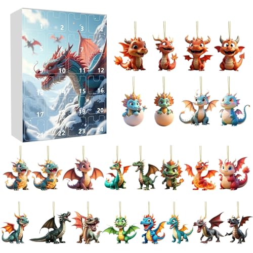 Jeruytgh Weihnachtskalender | Weihnachtsbaum 2D Flach,Weihnachtsbaumschmuck Deko Partygeschenk Für Feiertage Auto Wohnzimmer Rucksack | Schlafzimmer Zuhause Wohnheim von Jeruytgh