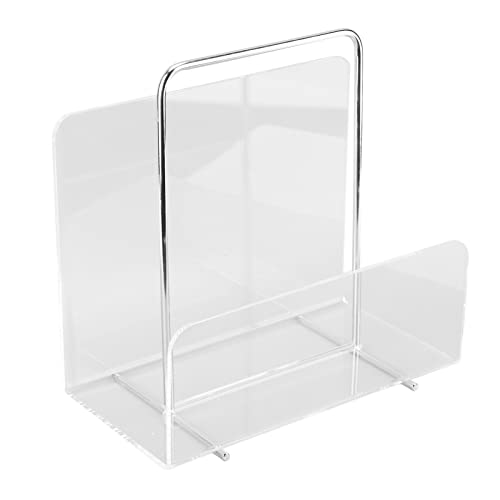 Desktop-Aktenorganisator, Tragbarer, Polierter Rand. Wunderschöner, Leichter Zeitschriftenhalter aus Acryl Zur Dekoration der Büroorganisation von Jerys