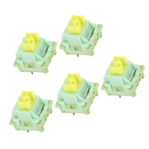 Jerys DIY-Tastaturschalter, Silent Set Hot-Plug-Mechanische Tastaturschalter Zum Anpassen von Laptop-Tastaturen (Lime-Absatzstummschaltung) von Jerys