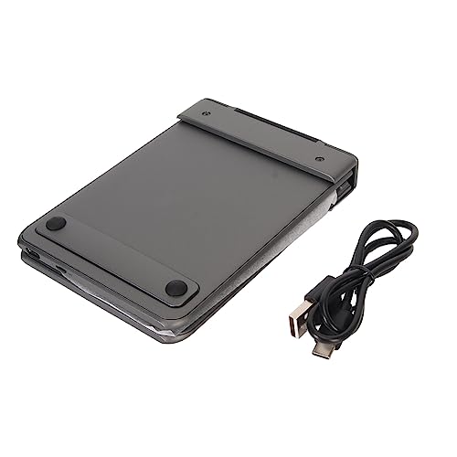 Jerys Faltbare Tastatur, Breite Kompatibilität. Tragbares ABS 90 mAh. Eingebauter Akku. Faltbare Tastatur. Stabile Verbindung für den PC von Jerys
