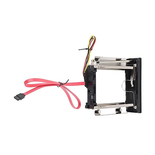 Jerys Internes -Festplatten-Rack, Hot-Swap-Unterstützung, II HDD, Internes -Wechselregal, Einfache Installation, Edelstahl für Computer von Jerys