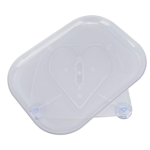 Kühlschrank-Drehteller-Aufbewahrungs-Organizer, Acryl, Leicht zu Reinigen, Kühlschrank-Drehteller-Organizer, 360 Grad Drehbar, Transparent, für Zuhause (L) von Jerys