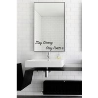 Bleiben Sie Stark Bleiben Positive Spiegel Aufkleber/Stay Strong Set Wand Vinyl Kunst Gute Geschenkidee von JeshkaDeal