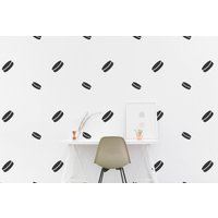 Ice Hockey Puck Wand Aufkleber Muster Nhl Sport Kinder Zimmer Schlafzimmer Wohnzimmer Tapete Vinyl Hause Dekor von JeshkaDeal