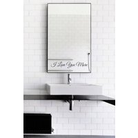 Ich Liebe Dich + Ich Mehr Spiegel Aufkleber/Set Von Und Wand Vinyl Kunst Gute Geschenkidee Ich Liebe Dich + Ich Mehr Spiegel Aufkleber/Set Von Und Wand Vinyl Kunst Gute Geschenkidee von JeshkaDeal