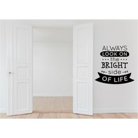 Immer Suchen Auf Der Hellen Seite Des Leben Wand Aufkleber Motivation Zitat Dekor Vinyl Kunst Gut Schlauch Home Dekoration Geschenkidee von JeshkaDeal