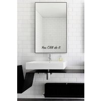 Kannst Du Es Spiegel Aufkleber/Kannst You Can Do Wand Vinyl Kunst Gute Geschenkidee von JeshkaDeal