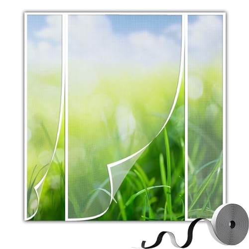 Magnet Fliegengitter Tür 130x210cm, Weiß Fiberglas Netz Insektenschutz Balkontür Magnetvorhang Doppelter Seitliche Öffnung für Doppeltür Schiebetür Terrassentür Moskitonetz, Ohne Bohren Magnet Fliegengitter Tür 130x210cm, Weiß Fiberglas Netz Insektenschutz Balkontür Magnetvorhang Doppelter Seitliche Öffnung für Doppeltür Schiebetür Terrassentür Moskitonetz, Ohne Bohren von Jespeed
