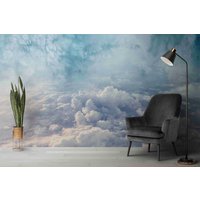 3D Pastell Himmel Wolken Tapete-Kinderzimmer Wllpaper Abnehmbare Tapete-Peel Und Stick Wandbild, Spielzimmer Tapete Wand-Dekor 394 von JessHomeDecor