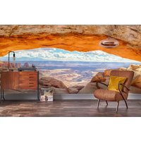 3D-Tapete „Mountain Canyon Rock Landscape", Abnehmbare Tapete Zum Abziehen Und Aufkleben, Wanddeko Für Spielzimmer, R von JessHomeDecor