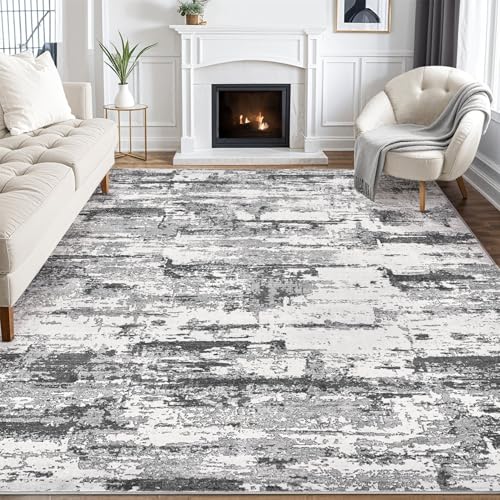 Teppich für Wohnzimmer: 30,5 x 38,1 cm, abstrakt, waschbar, modern, neutral, groß, weich, schmutzabweisend, rutschfeste Unterseite, Maschinentisch für Schlafzimmer, Esszimmer, Innenbereich, Heimbüro Teppich für Wohnzimmer: 30,5 x 38,1 cm, abstrakt, waschbar, modern, neutral, groß, weich, schmutzabweisend, rutschfeste Unterseite, Maschinentisch für Schlafzimmer, Esszimmer, Innenbereich, Heimbüro von Jessibou