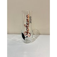 Abschlussflöte/College-Abschlussglas Abschlussweinglas Personalisiertes Abschlussglas Klasse Von 2025 Lustiges Abschlussgeschenk Grad von JessicaJamesDesign