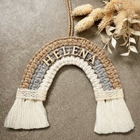 Makramee-Regenbogen Personalisiert von JessisMAKRAMEEshop