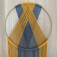 Makramee-Traumfänger Zweifarbig 30cm von JessisMAKRAMEEshop