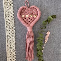 Makrameeherz Personalisiert von JessisMAKRAMEEshop