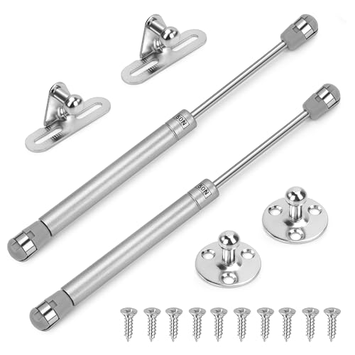 Gasdruckfedern, 2 Stück Gasdruckdämpfer 50N, Hydraulic Gasdruckfeder Dämpfer Schranktür, Gasfeder Möbel für Klappen Schrank Stoßdämpfer Küchenschrank, Soft Close Klappenfeder Gasdruckfedern, 2 Stück Gasdruckdämpfer 50N, Hydraulic Gasdruckfeder Dämpfer Schranktür, Gasfeder Möbel für Klappen Schrank Stoßdämpfer Küchenschrank, Soft Close Klappenfeder von Jesustree