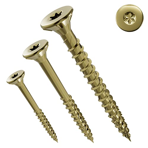 Jet-Fast Premium Universalschrauben 3,0 x 45 mm, 500 Stück, Duo-Senkkopf, Selbstbohrspitze, Vollgewinde, TX, Gelb Verzinkt, Holzschrauben, Spanplattenschrauben, Cut-Spitze, German Quality Jet-Fast Premium Universalschrauben 3,0 x 45 mm, 500 Stück, Duo-Senkkopf, Selbstbohrspitze, Vollgewinde, TX, Gelb Verzinkt, Holzschrauben, Spanplattenschrauben, Cut-Spitze, German Quality von Jet-Fast