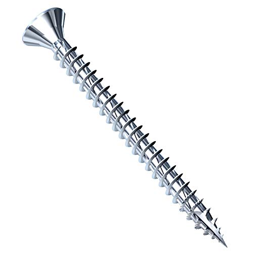 Jet-Fast 105S4TX20 Original Universalschrauben Senkkopf, Vollgewinde, Torx Antrieb, Blau verzinkt, 4,0 x 20 mm-200 Stück von Jet-Fast