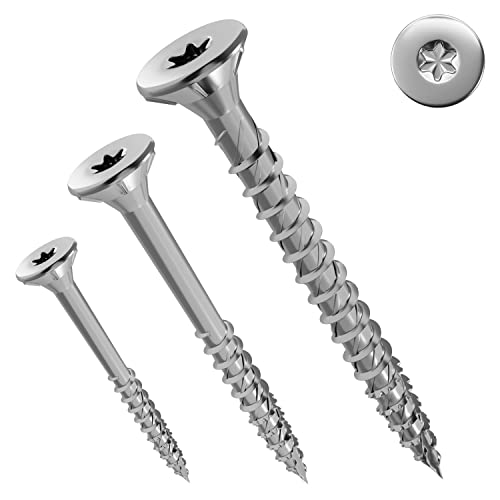 Jet-Fast Premium Universalschrauben 6,0 x 180 mm, 100 Stück, Duo-Senkkopf, Teilgeweinde TX Antrieb, Blau verzinkt, Holzschrauben, Spanplattenschrauben, Cut-Spitze, German Quality von Jet-Fast