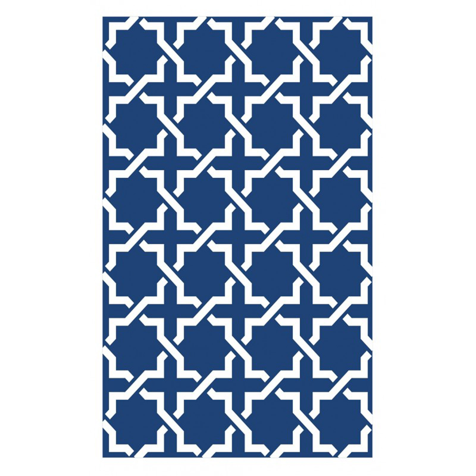 Garten Outdoor Teppich  Modern blau 90x150 cm von Jet-Line