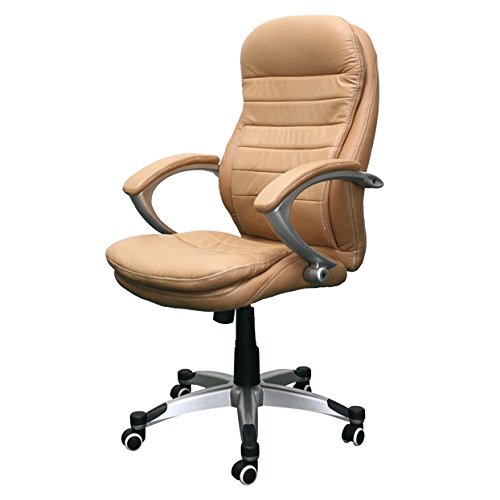 Jet-Line® | Echtleder | Bürostuhl |Rom | beige | Büro | Ausstattung | Leder | Chef | Sessel | Stuhl | Drehstuhl | Büroausstattung | Homeoffice Chefsessel von Jet-Line