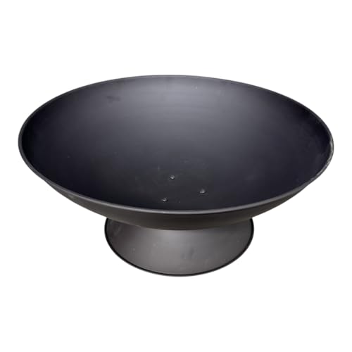 Jet-Line® | Feuerschale | Indio | Garten | Grill | 60 cm | Design | Outdoor | Metall | Feuerstelle | Feuerkorb | Höhe 21 cm | Gartenfeuer | Terrassenfeuer | Grillschale | Feuertonne | Garten von Jet-Line