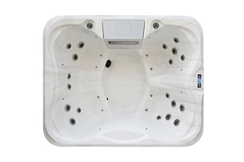 Jet-Line® | Outdoor | Spa | Villa Felicia | 2150 x 1800 x 820 mm | 4 Personen | Balboa oder Gecko Markentechnik | LED Unterwasserbeleuchtung | 27 Düsen von Jet-Line
