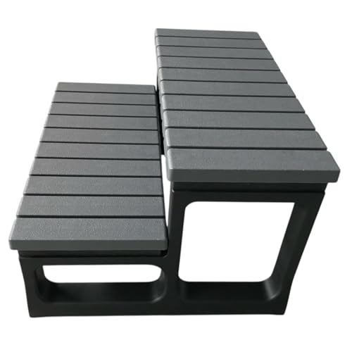 Jet-Line® | Pooltreppe | Einstiegstreppe für Whirlpool | Aussenwhirlpool | Spa | Treppe mit 2 Stufen | Einstieg | Außentreppe Spa | spa-treppe im freien | Robust von Jet-Line
