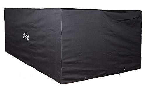 Jet-Line | Abdeckplane | 2,3 x 1,3 x 0,7 m | schwarz | Winterqualität | Gartenmöbel | Essgruppe | Garten | Terrasse | Abdeckung | black von Jet-Line