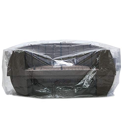 Jet-Line | Abdeckplane | Abdeckung | Schutzhülle | Bozen | Gartenmöbelabdeckung | Möbelschutz | Outdoor | Gartenmöbel | 1,6 x 1,1 x 0,85 cm | Klar von Jet-Line