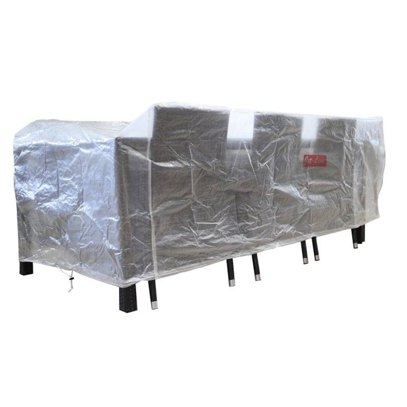 Jet-Line Abdeckplane für Gartenmöbel Klar 185 x 140 x 70 cm von Jet-Line