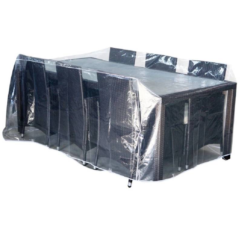 Jet-Line Abdeckplane für Gartenmöbel Transparent 210 x 130 x 80 cm von Jet-Line