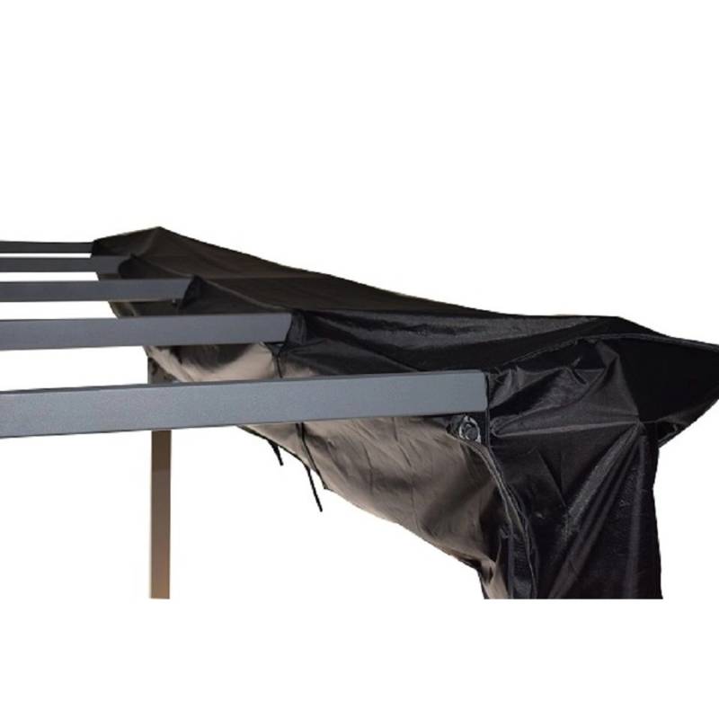 Jet-Line Abdeckplane für Pavillon Kairo 3 Meter Schutz für das Sonnendach vor Wind und Wetter von Jet-Line